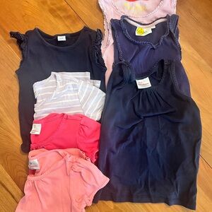 Bundle of Girls Summer Tops - Hanna Andersson, Gap, Boden